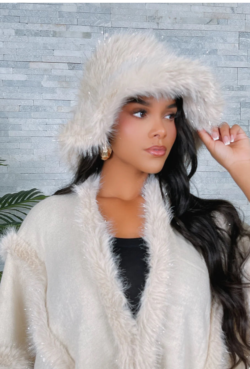 METALLIC FUR HATS