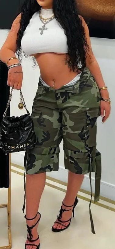 F.A.S.T Boutique CAMO BERMUDA SHORTS