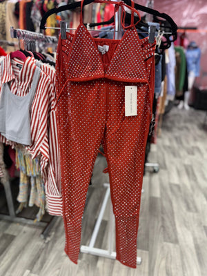 F.A.S.T Boutique Diamond Bra and Pants set