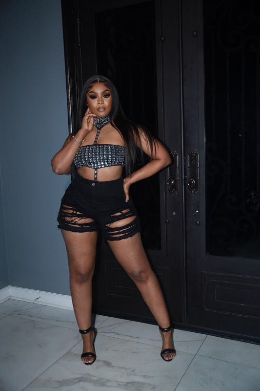 F.A.S.T Boutique DIAMOND STUD TOP