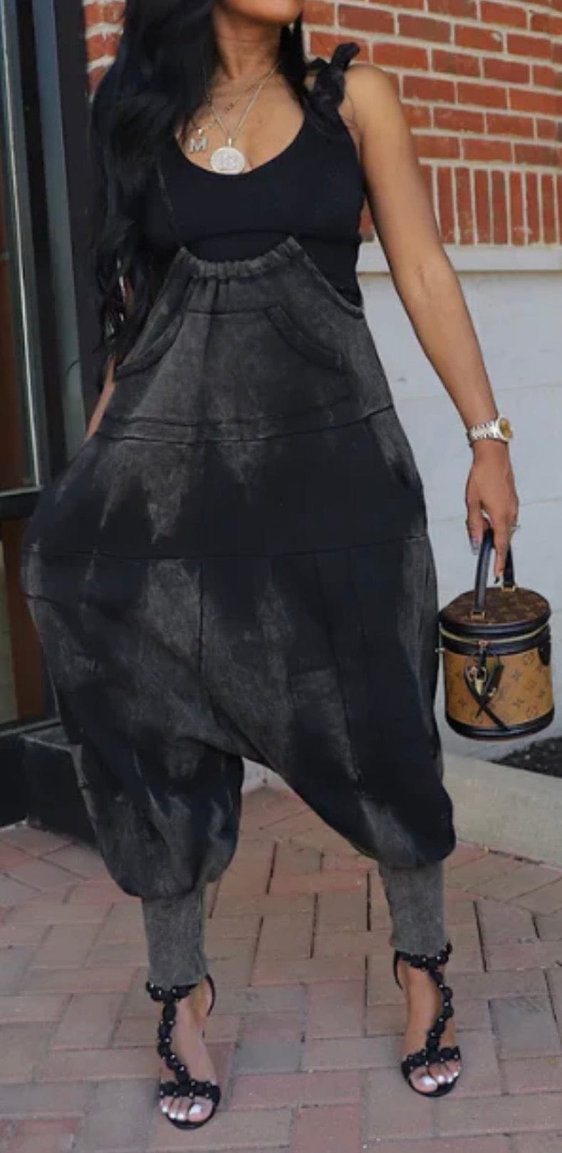 F.A.S.T Boutique FRENCH TERRY OVERALLS(OS)(Pre-Order)