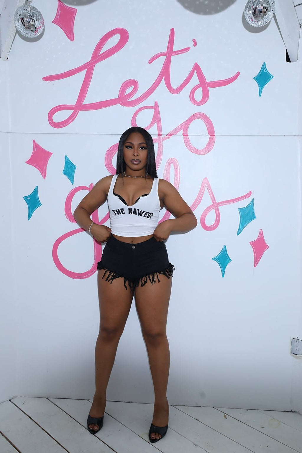 F.A.S.T Boutique FRINGED DENIM MINI SHORTS
