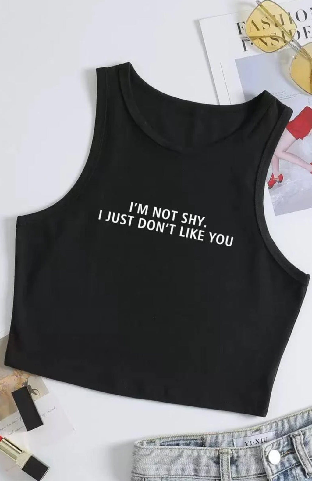F.A.S.T Boutique "I'M NOT SHY" TANK TOP(Pre-Order)
