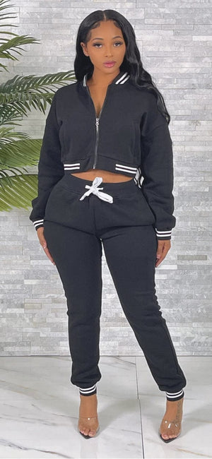 F.A.S.T Boutique LADY'S VARSITY FLEECE SETS