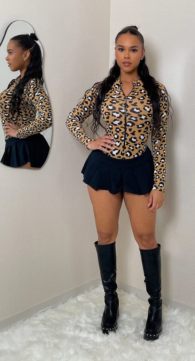 F.A.S.T Boutique LEOPARD BODYSUIT
