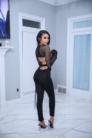 F.A.S.T Boutique Midnight Muse Jumpsuit Set
