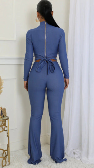 F.A.S.T Boutique MOCK NECK LS TOP & PANTS SET(Pre-Order)