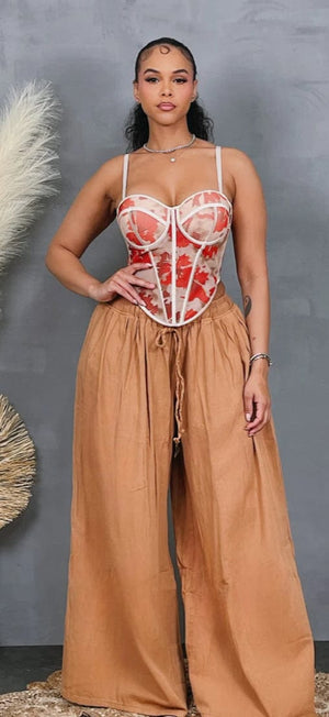 F.A.S.T Boutique Printed Corset