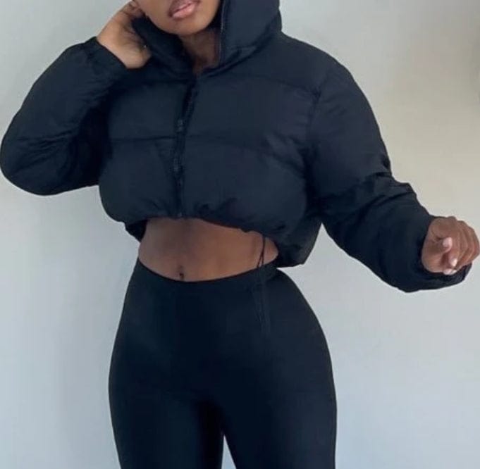 F.A.S.T Boutique PUFFER CROP JACKET