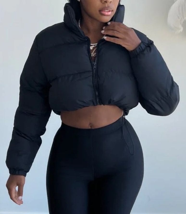 F.A.S.T Boutique PUFFER CROP JACKET