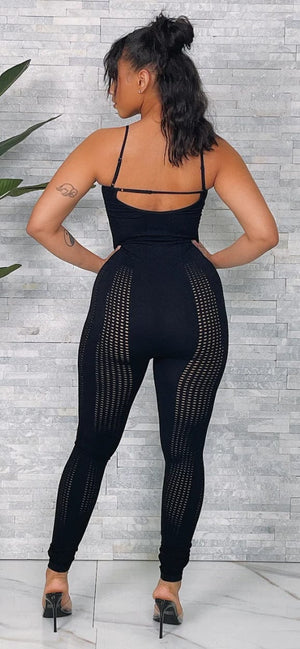 F.A.S.T Boutique SEAMLESS HOLE JUMPSUIT