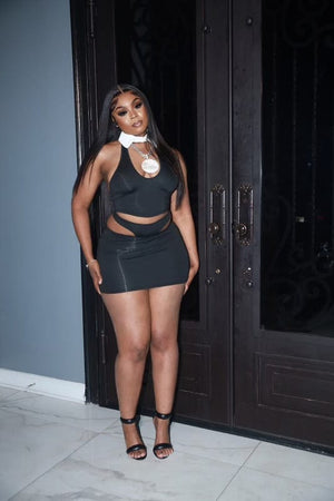 F.A.S.T Boutique Secret Crush Skirt Set Half