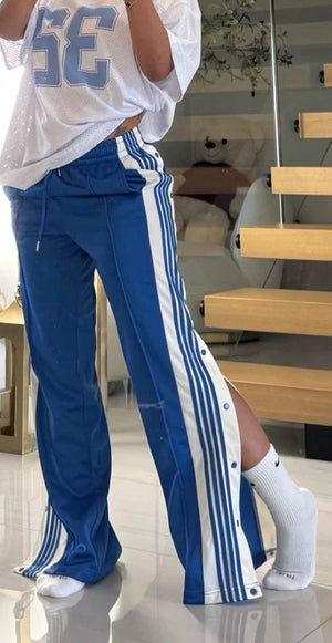 F.A.S.T Boutique SIDE SNAP TRACK PANTS(Pre-Order)