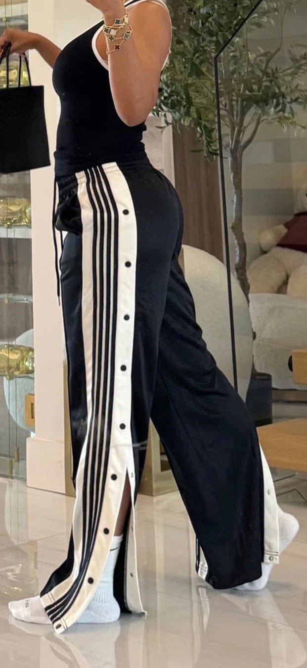 F.A.S.T Boutique SIDE SNAP TRACK PANTS(Pre-Order)