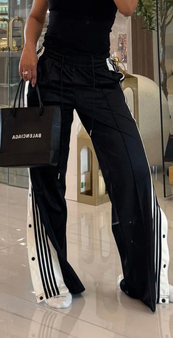 F.A.S.T Boutique SIDE SNAP TRACK PANTS(Pre-Order)