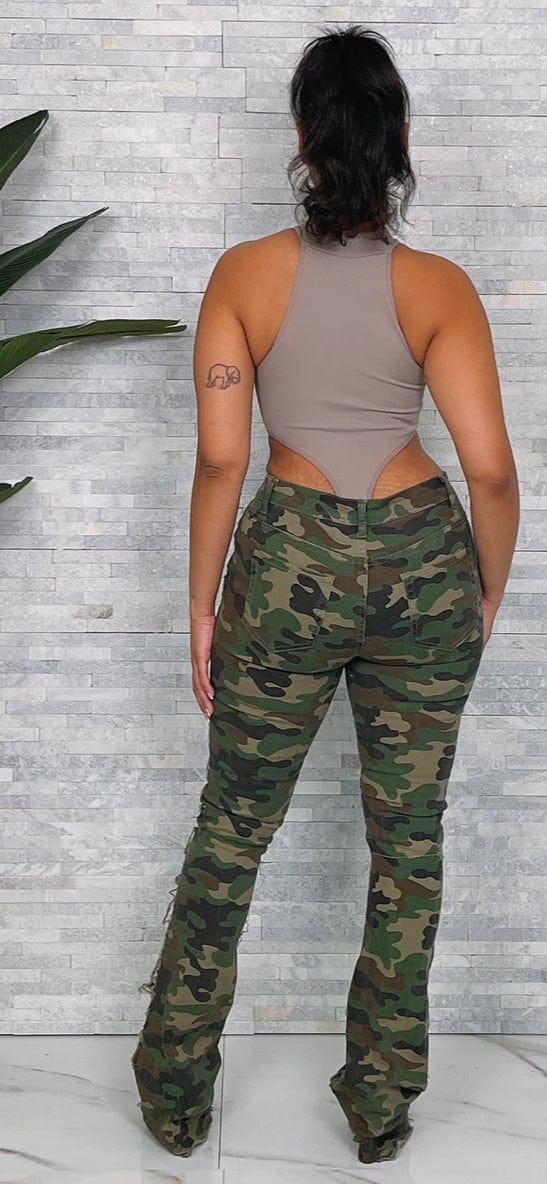 F.A.S.T Boutique SOLID HALTER NECK BODYSUIT