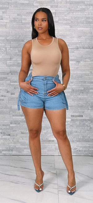 F.A.S.T Boutique SOLID SLEEVELESS BODYSUIT