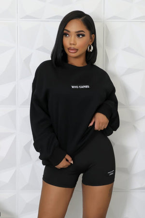 F.A.S.T Boutique Who Cares Short Set