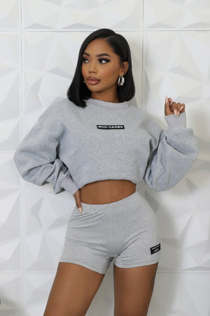 F.A.S.T Boutique Who Cares Short Set