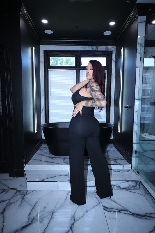 F.A.S.T Boutique WIDE LEG POCKET JUMPSUIT