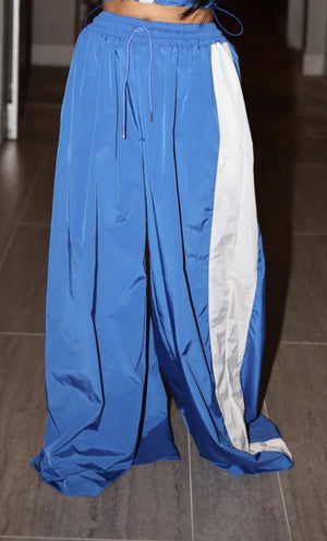 F.A.S.T Boutique WIDE LEG SIDE STRIPE PANTS(Pre-Order)