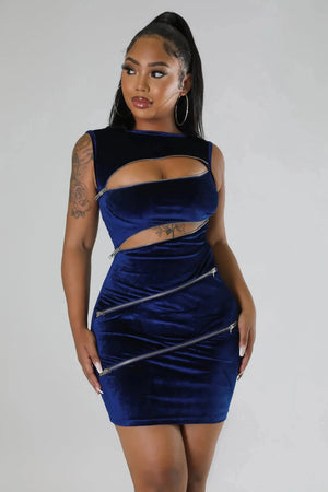 F.A.S.T Boutique ZIP ME DOWN DRESS