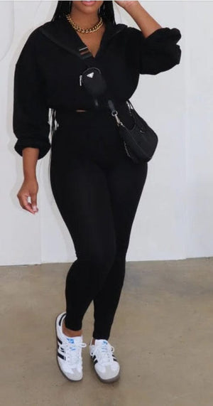 F.A.S.T Boutique ZIP UP TOP & PANTS SET