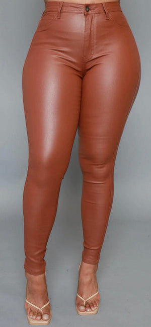 F.A.S.T Boutique HIGH RISE SKINNY DISCO PANTS