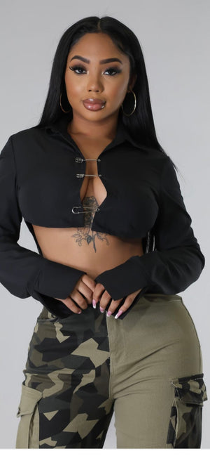 F.A.S.T Boutique Pin 'Em Down Top